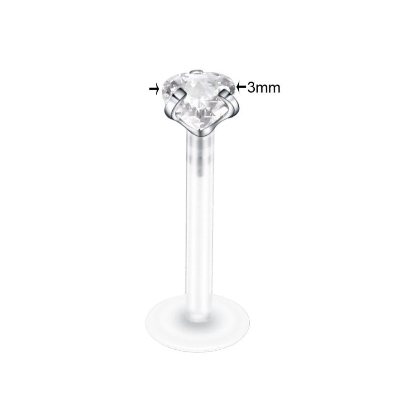 Lyra Cristal - conch piercing transparent