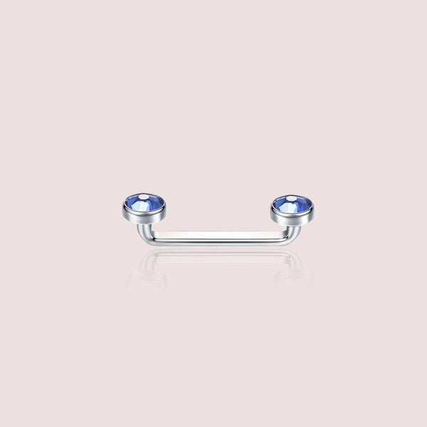 Liana Saphir - piercing surface agrafe 12 mm