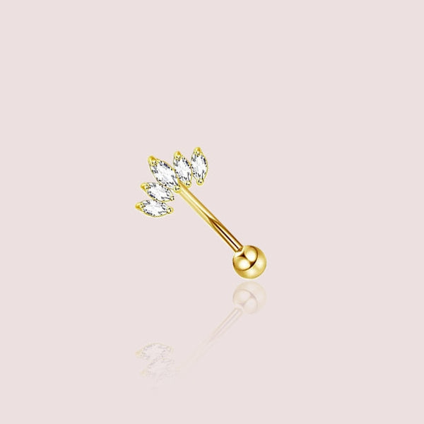 piercing nombril diamant