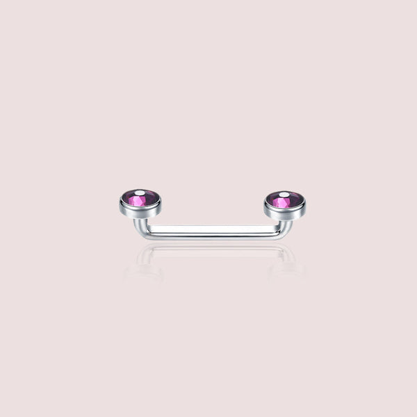Liana Iolite - piercing agrafe horizontal surface