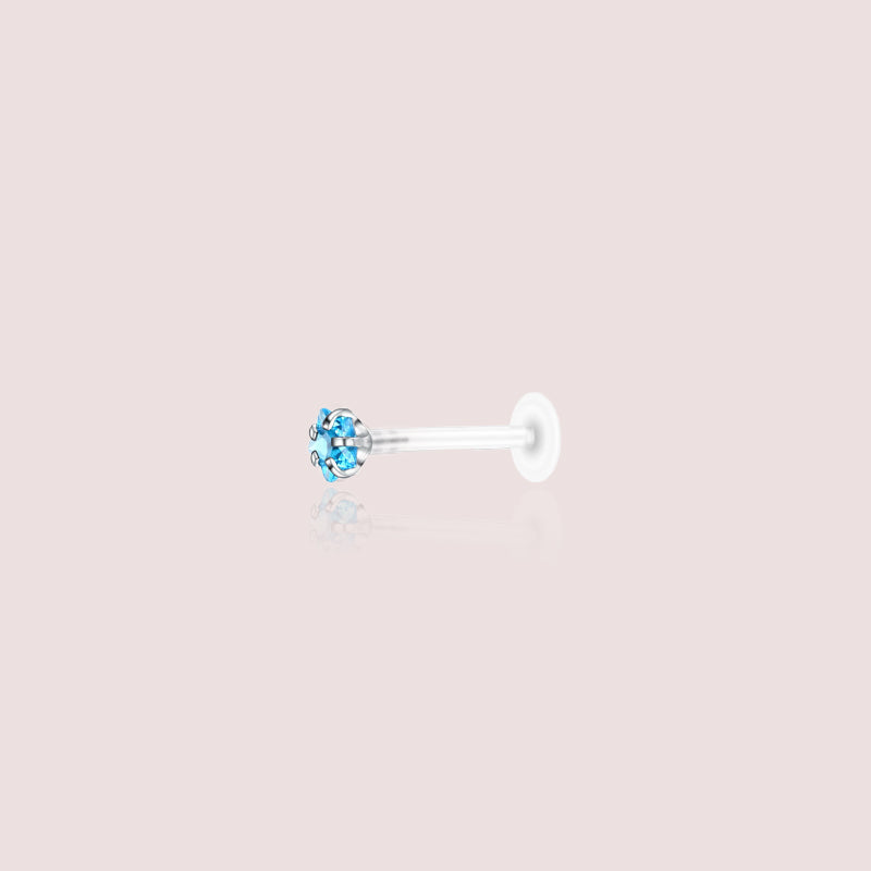 Tiges De Piercing En Titane Limerencia 18G - Dos Plat Fileté - 6 Et 8 Mm - Hypoallergénique