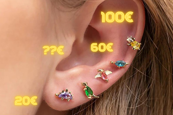 Combien coûte un piercing d'oreille