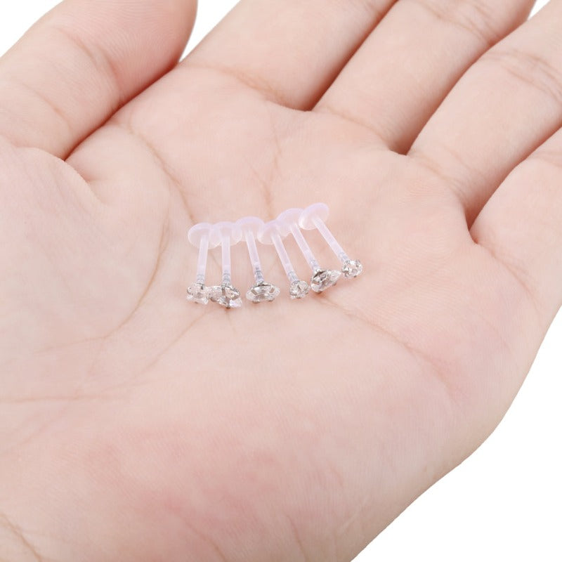 Nadia Cristal - piercing conch transparent strass