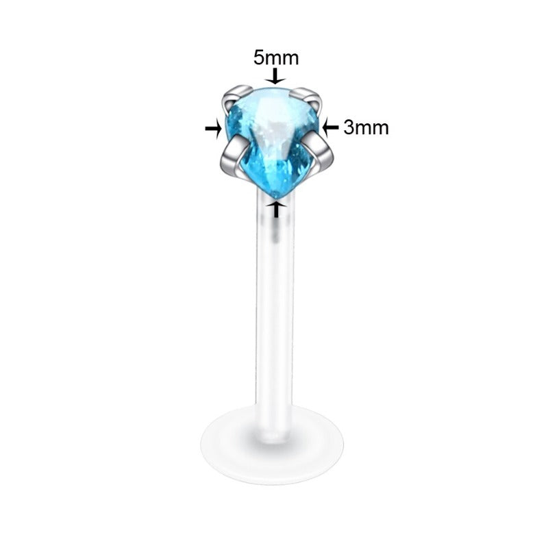 Isra Ciel - piercing conch stud silicone