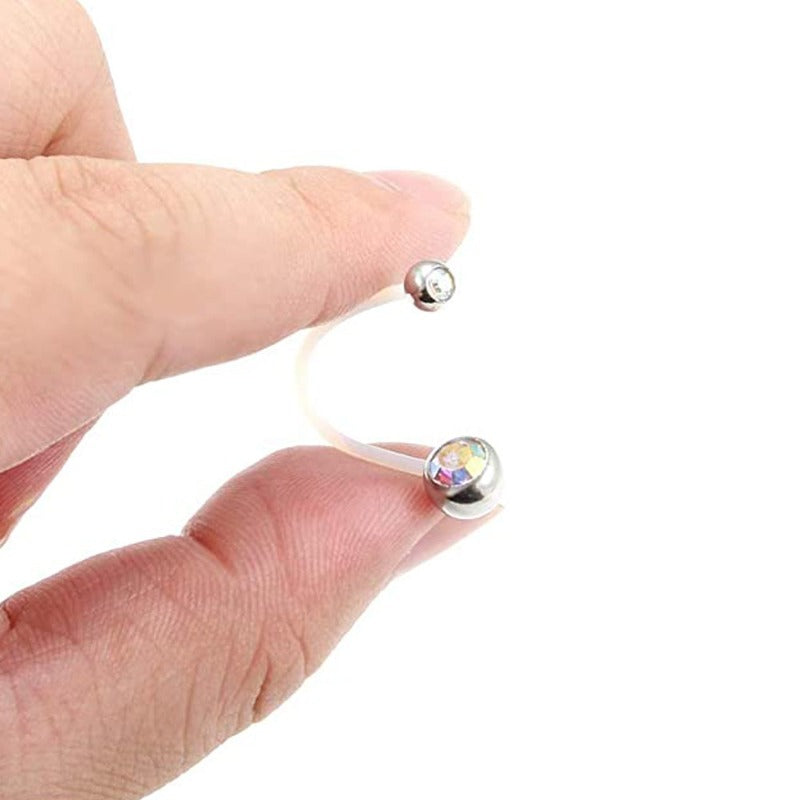 Incinta Zircon - barre piercing nombril grossesse bioplast