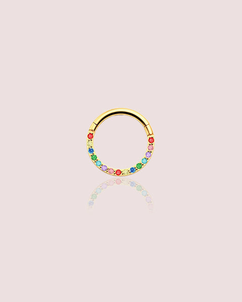 piercing-nez-anneau-or-strass-multicolores