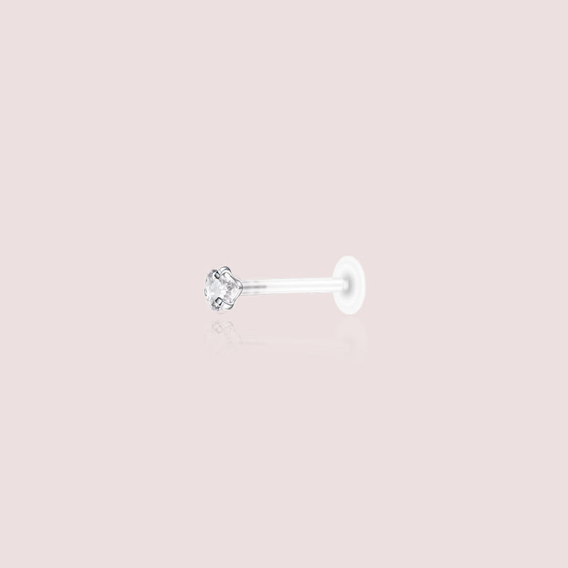 Lyra Cristal - piercing lobe invisible
