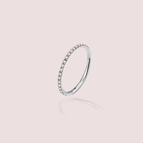 Aira Cristal - piercing anneau nez fin - Piercing nez