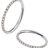 Aira Cristal - piercing arcade anneau discret - Piercing