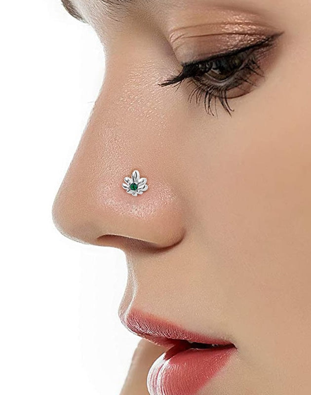 Piercing nez feuille de cannabis en acier chirurgical.#N# – C-Bo piercings Piercing nez feuille de cannabis en acier chirurgical.#N# – C-Bo piercings