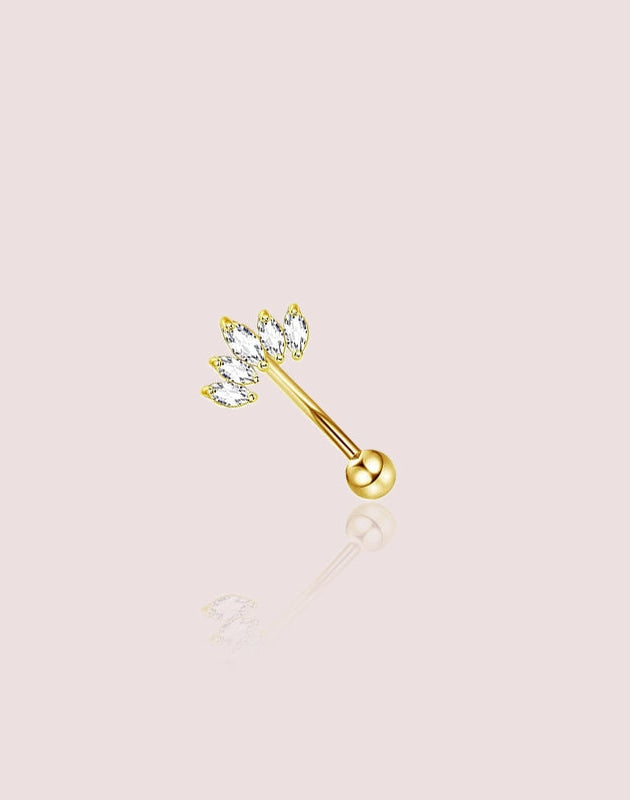 piercing nombril diamant