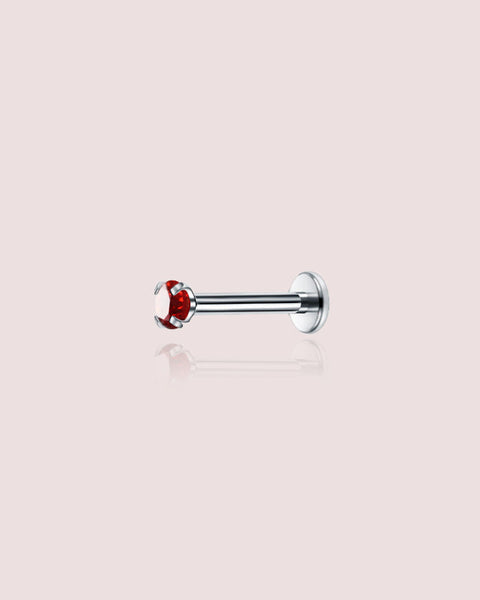 piercing-conque-acier-chirurgical-rouge